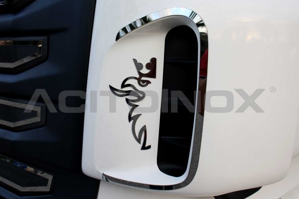 SUPER MIRROR STAINLESS STEEL GRIFFIN  | Scania L, R, New R