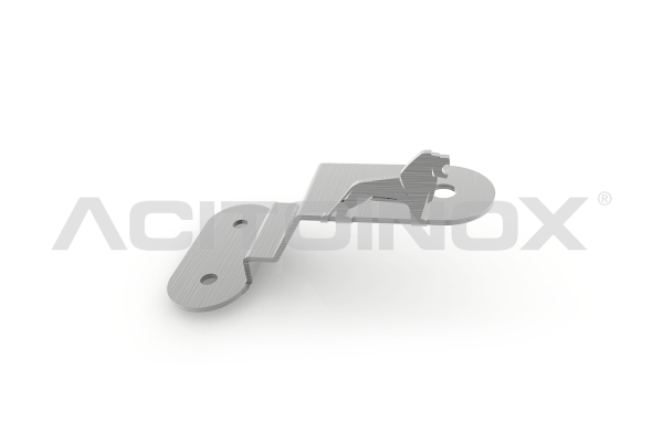 Brushed stainless steel bracket  | Man TGX Euro 6