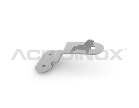 Brushed stainless steel bracket  | Man TGX Euro 6