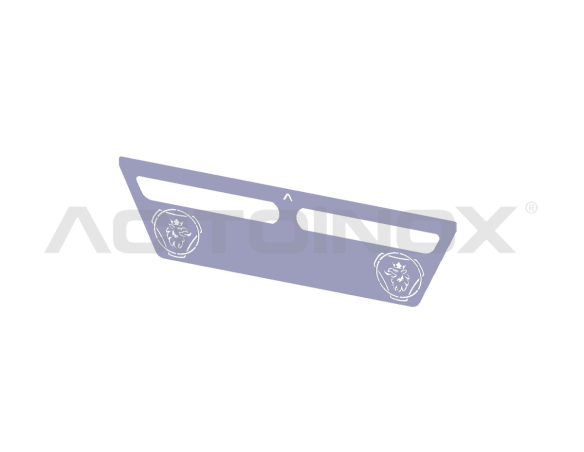 LICENSE PLATE HOLDER SHEET WITH GRIFFIN | Scania R