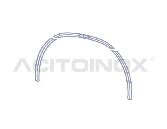 APPLICAZIONE PARAFANGO POSTERIORE | SCANIA R, New R, Streamline