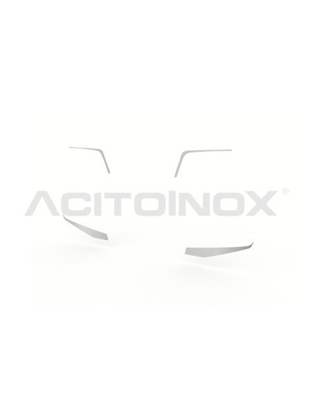 Headlight frame and fog light kit | Man TGX Euro 6