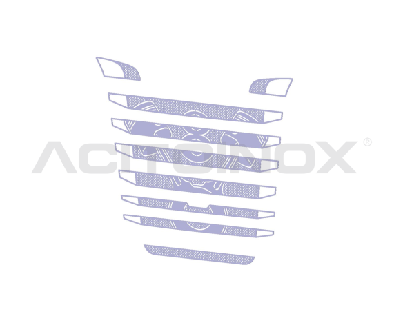 Mask Application "Piston",  bumper small | SCANIA New R, Streamline