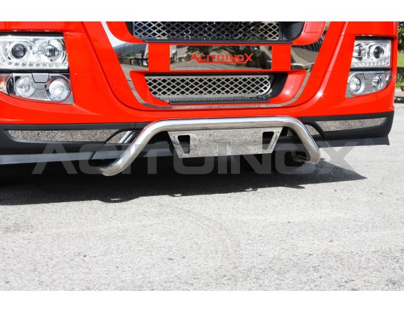 unterfahrschutzbuegel o60mm mit kennzeichenhalterung iveco stralis hi way