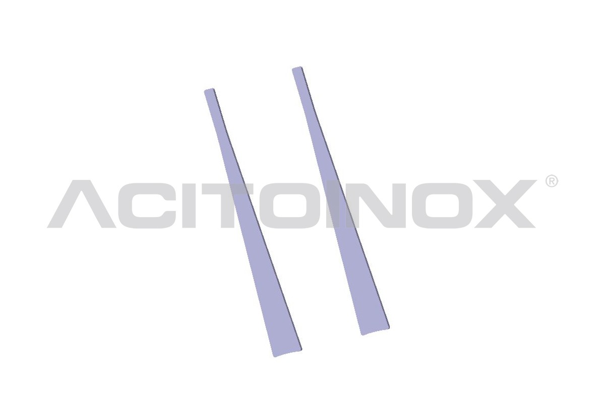 Stainless steel wiper blade profiles compatible with MERCEDES ACTROS MP4 -  MP5