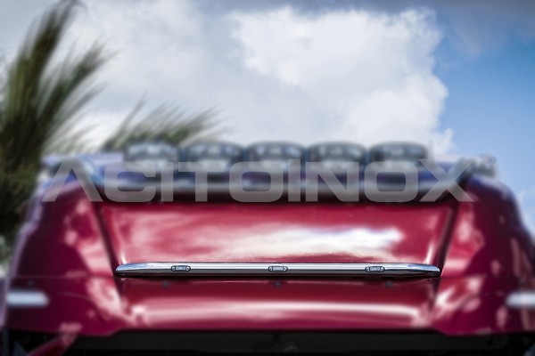 Staight sun visor bar 60mm