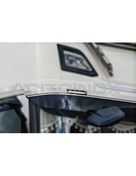 Long sunvisor headlights frame