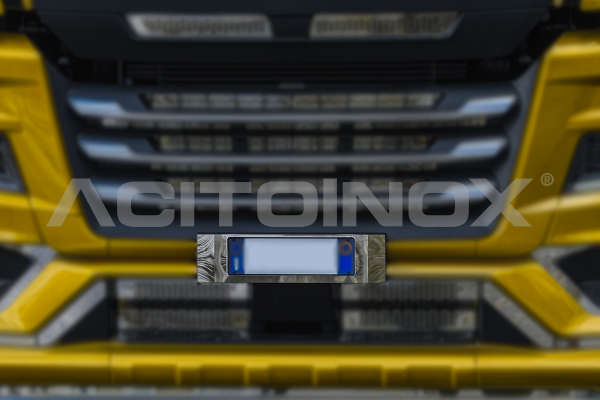 License plate holder application | Man TGX Euro 6