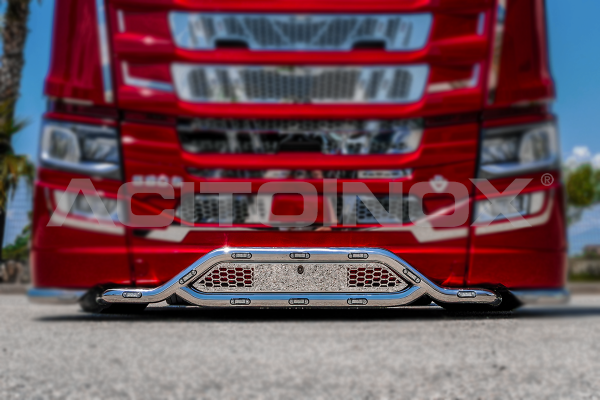 License plate holder bar 60 for big bumper | Suitable for Scania NG S Series
