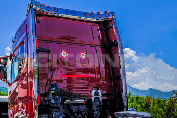 Profili spoiler con carter centrale | Adatto per Scania NG S