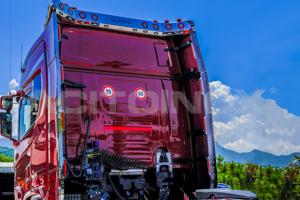 Applicazione vetro sportello con cornice | Adatto per Scania NG S-R