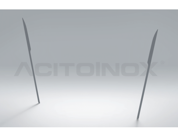 Thin side lateral bands for mask application
