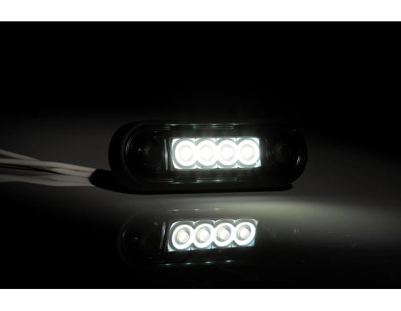 Led dark perimetrale 4 LED BIANCO 12-36V