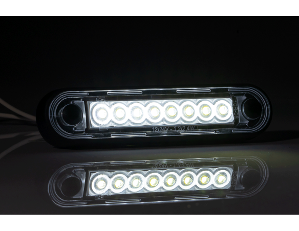 Led perimetrale 4 LED BIANCO 12-36V