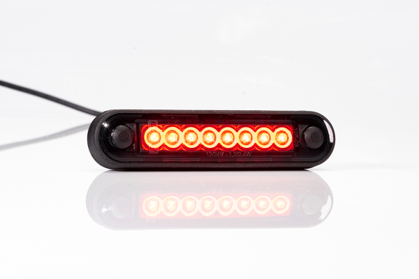 Led dark di posizione 8 ROSSA 12-36V