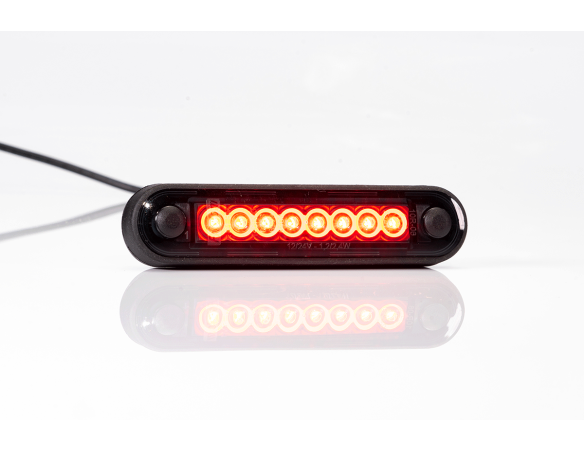 Led dark di posizione 8 ROSSA 12-36V