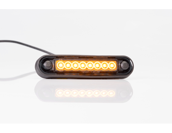 Led dark di posizione 8 ARANCIONE 12-36V