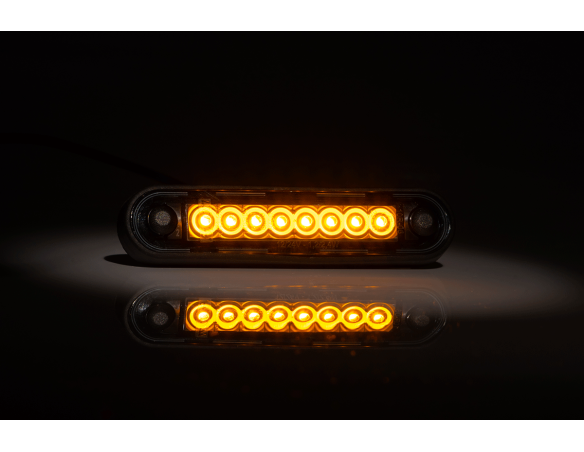 Led dark di posizione 8 ARANCIONE 12-36V