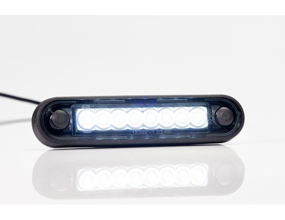 Led dark di posizione 8 LED BIANCO 12-36V