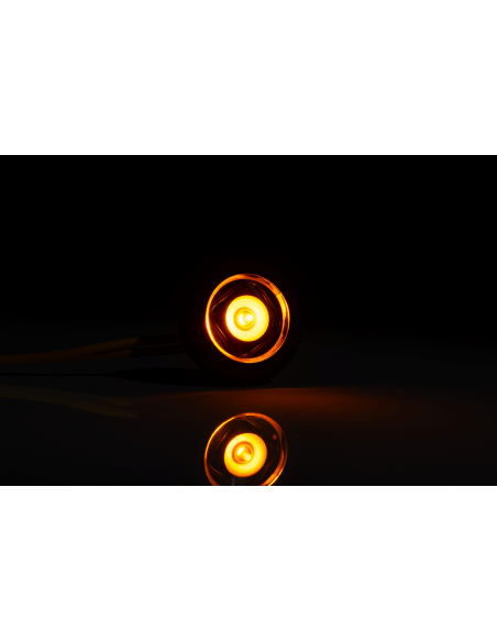 Led di ingombro tondo arancione
