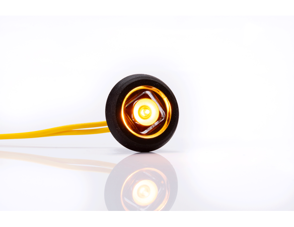 Led di ingombro tondo arancione