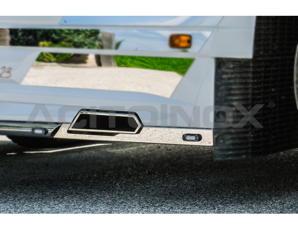 Exhaust final with frame + connection | DAF XG+, XG