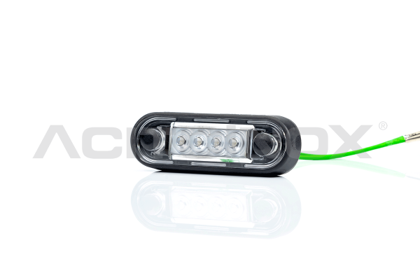 Led perimetrale 4 LED VERDE 12-36V