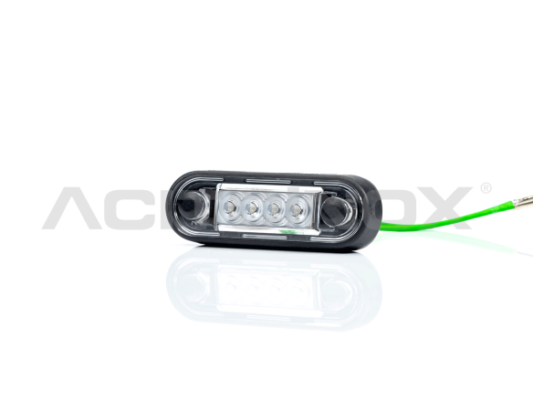 Led perimetrale 4 LED VERDE 12-36V