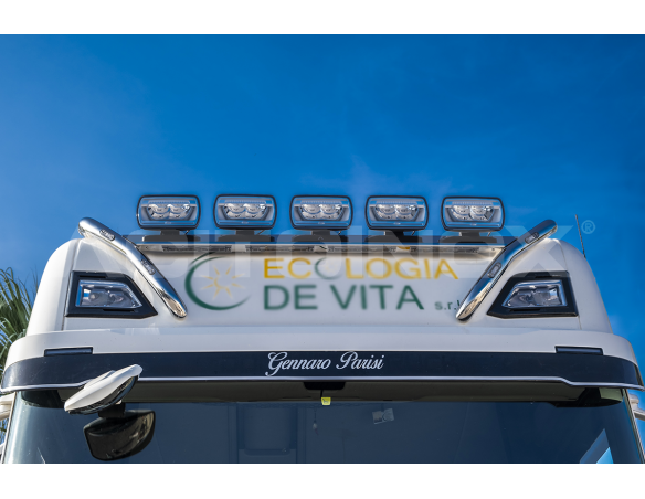 Barra portafari ø60mm modello medio spoiler basso | Adatto per Scania  S-R