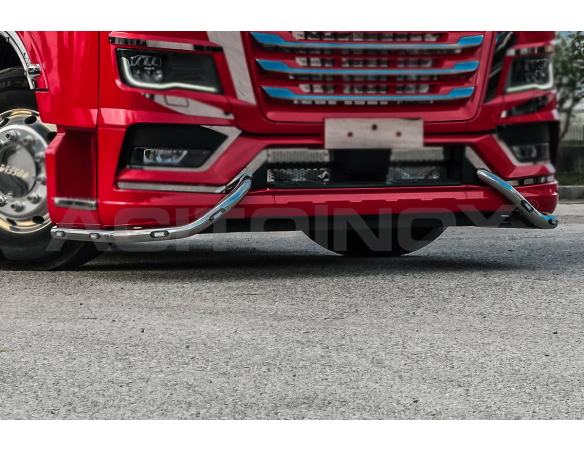 Pair of bumper bars long Ø 60mm | Man TGX 2020