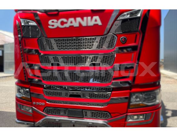 Mascherino con predisposizione LEDs | Adatto per Scania Serie S - NG