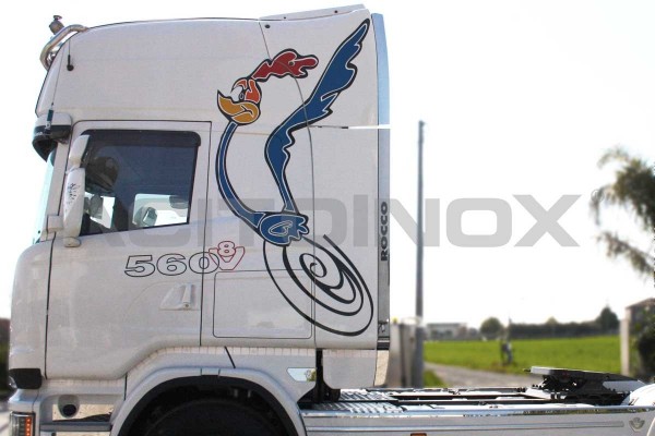 Tire spoiler cover - Topline Cab| Suitable for Scania R, New R, Streamline