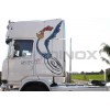 Rivestimento gomma spoiler Topline Cab | Adatto per  Scania R, New R, Streamline