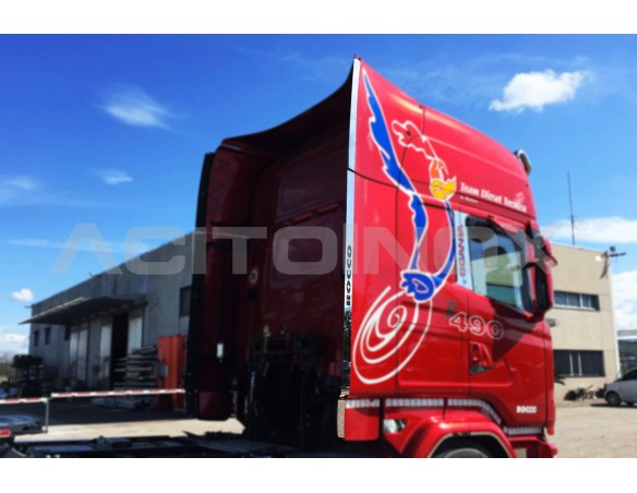 Rivestimento Prolunghe Spoiler | Scania R, NEW R, Streamline