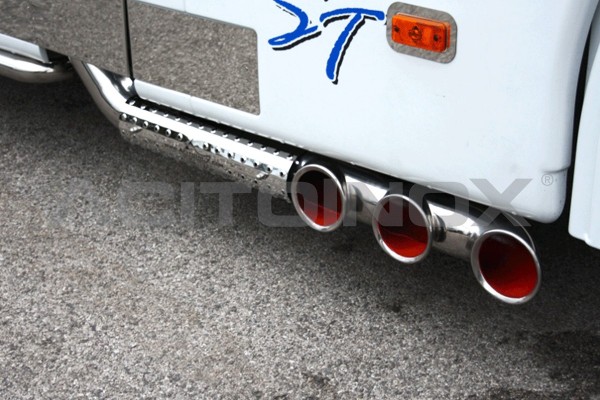 EXHAUST SYSTEM WITH THREE OUTPUTS | Iveco Hi Way