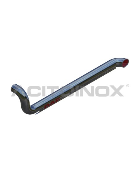 EXHAUST PIPE WITHOUT AIR INTAKE  | DAF XF 105