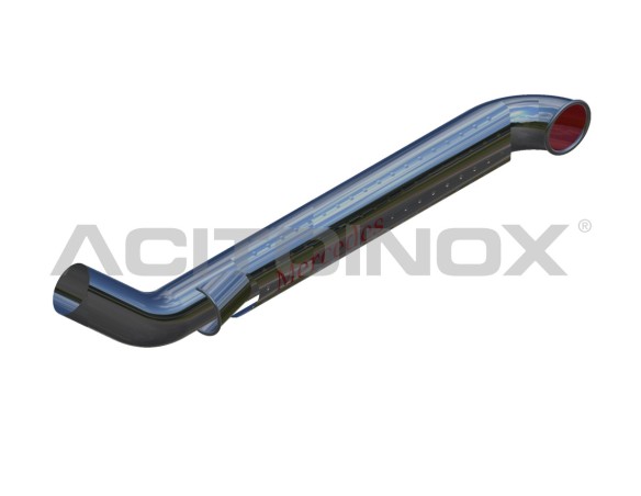 TEXHAUST PIPE WITH AIR INTAKE 1 OUTPUT | Mercedes Actros MP3