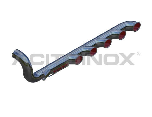 EXHAUST PIPE WITH AIR INTAKE 5 OUTPUTS | VOLVO FH2, FH3