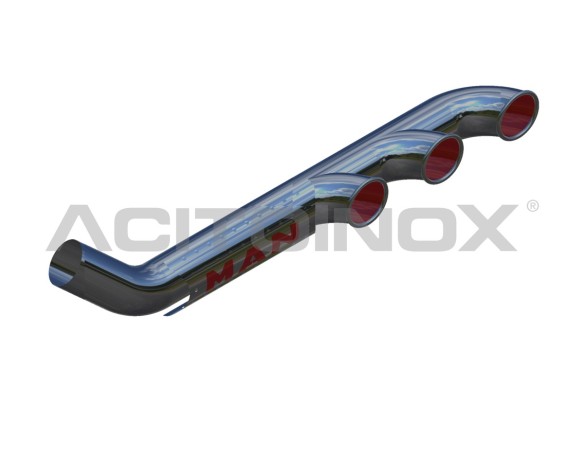 EXHAUST PIPE 3 OUTPUTS WITHOUT AIR INTAKE  | MAN TGX