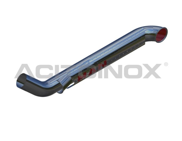 EXHAUST PIPE 1 OUTPUT WITHOUT AIR INTAKE  | MAN TGX