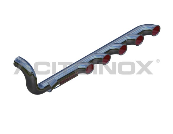 EXHAUST PIPE 5 OUTPUTS WITH AIR INTAKE | RENAULT MAGNUM