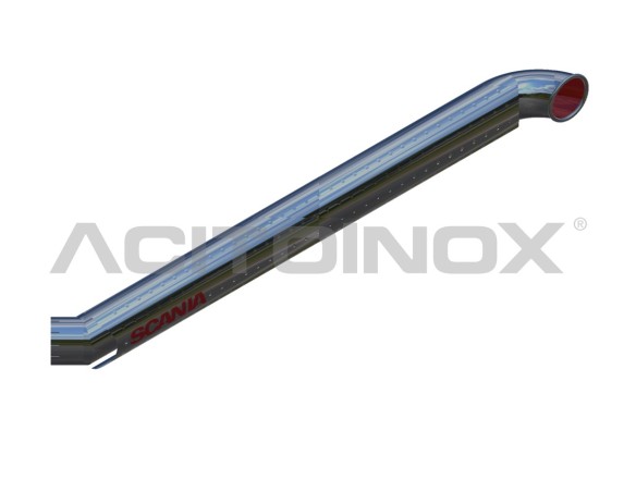 EXHAUST PIPE WITHOUT AIR INTAKE | SCANIA Serie R