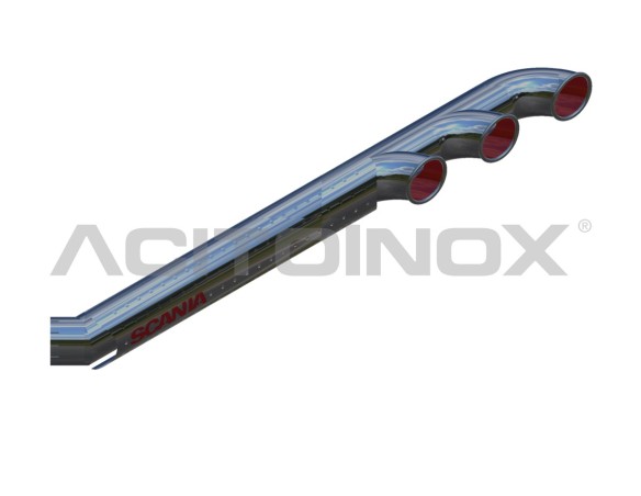 EXHAUST PIPE WITHOUT AIR INTAKE | SCANIA Serie R