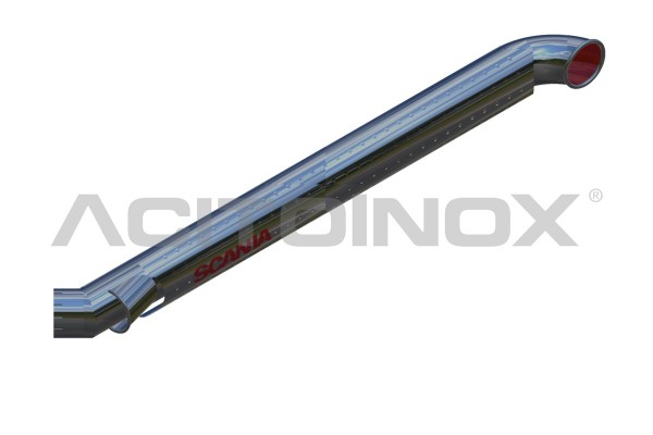 EXHAUST PIPE WITH AIR INTAKE  | Suitable for SCANIA Serie R