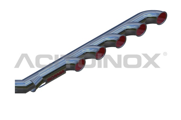 EXHAUST PIPE WITH AIR INTAKE | Suitable for SCANIA Serie R