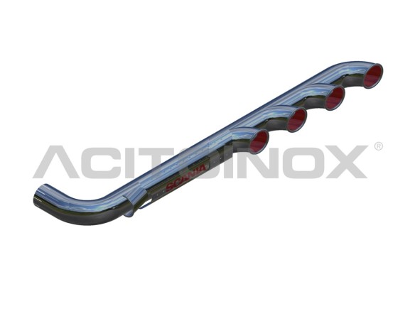 Terminale di Scarico 4 Uscite con presa d'aria | SCANIA Serie L