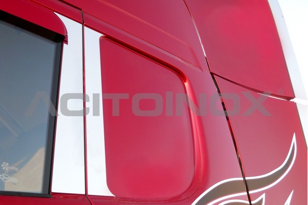 Applicazioni piantoni sportello con scritta "Scania" | Adatto per Scania L, R, New R, Streamline