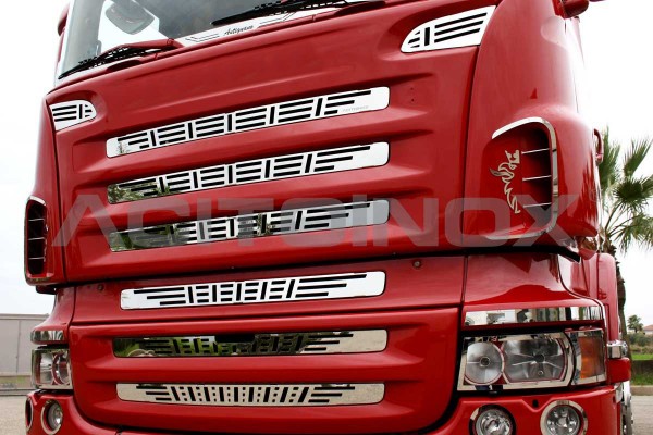 Mask application "Tiger" design | Suitable for Scania R