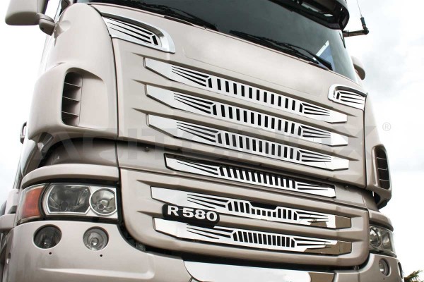 Mascherino "Tiger Mask" | Adatto per Scania New R, Streamline