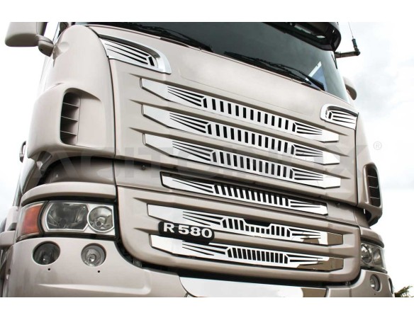 MASK APPLICATION -TIGER DESIGN | Scania New R, Streamline